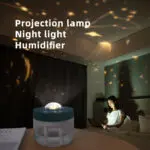 Projection Humidifier Portable Rechargeable Rotating Projection Night Light Bedroom Moisturizing Double Spray Double Fog - Image 7