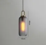 Nordic Simple Modern Glass Ball Chandelier Milk Tea Shop Clear Bar Restaurant Chandelier - Image 6