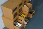 Thicken drawer shoe box transparent shoe box men and women drawer shoe storage box kraft paper shoe box - Image 3