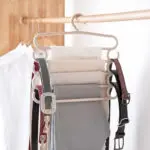 Stainless Steel Wardrobe Storage Type Pants Trousers Hanger Multi Layers Clothing Towel Storage Rack Closet Space Saver - Image 2