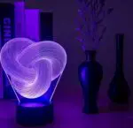 Twist Abstract LED 3D Night Light Touch Colorful Acrylic 3D Table Lamp Decoration Lighting Baby Sleeping Mood Lamp Best Gift - Image 2