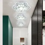 Small Crystal Lamp Corridor Lamp Modern Minimalist Living Room Lamp - Image 4