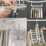 Space Saver Magic Hanging Clothes Hanger Rack - Image 3