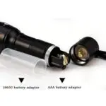 led Zoom Flashlight Torch Tactical 5000 Lumens Led High Power Flashlights AAA or 18650 battery kit - Image 4