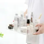 Transparent Plastic Makeup Table Finishing Box, Cosmetic Storage Box - Image 3