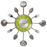 Stainless Steel Knife And Fork Kitchen Decoration Clock - Image 5