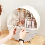 Net Celebrity Creative Cosmetics Drawer Type Desktop Dustproof Lipstick Mask Dressing Table Skin Care Product Rack - Image 2