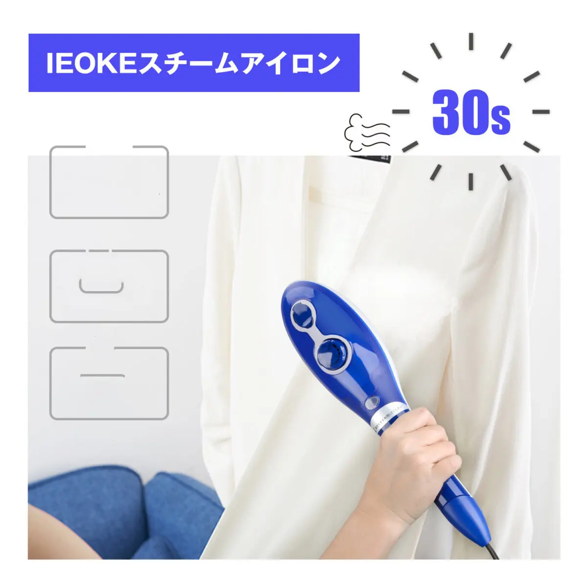 Handheld Garment Ironing Machine Small Household Electric Iron Travel Portable Steam Brush Ironing Clothes Ironing Machine - Image 5