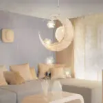 Aluminum Wire Star Moon Chandelier Restaurant Bar Bedroom Warm Lighting Simple Children'S Room Lamps - Image 6