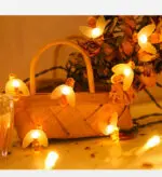 LED Outdoor Solar Lamp String Lights Fairy Holiday Christmas Party Garland Solar Garden Waterproof Linghting Bee - Image 8