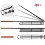 BBQ Grill Mesh Stainless Steel Tools Kitchen Accessories - Image 8