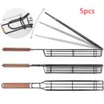 BBQ Grill Mesh Stainless Steel Tools Kitchen Accessories - Image 10