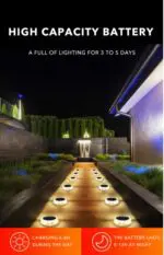 8Led Solar LED Light Outdoor Lawn Lamp Garden Light Courtyard Garden Decoration Solar Sensor Step Street Light For Porch Patio - Image 5