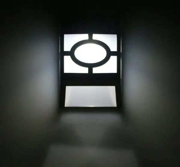 Solar Wall Light 2LED Solar Pane Street Light Decorative Solar Fence Light