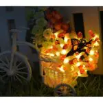 LED Outdoor Solar Lamp String Lights Fairy Holiday Christmas Party Garland Solar Garden Waterproof Linghting Bee - Image 2