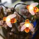 LED Outdoor Solar Lamp String Lights Fairy Holiday Christmas Party Garland Solar Garden Waterproof Linghting Bee - Image 4