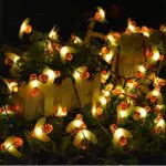 LED Outdoor Solar Lamp String Lights Fairy Holiday Christmas Party Garland Solar Garden Waterproof Linghting Bee - Image 3