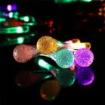 LED Outdoor Water Drops Solar Lamp String Lights LED Fairy Holiday Christmas Party Garland Garden Waterproof - Image 4