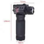 Handheld Tactical Flashlight Red Laser Integrated 20mm Wide Bracket Red Laser Integrated Flashlight - Image 2