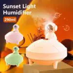 Astronaut Sunset Lamp Humidifier 2 Spraying Mode 360 Degree Rotating Head Astronaut Light USB Charging Projector Lamp - Image 2
