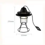Portable Retro Barn Lantern Outdoor Multifunctional Lighting - Image 6