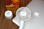Handheld usb small fan rechargeable portable portable silent office desktop wind - Image 3