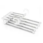 5 In 1 Wardrobe Hanger Multi-functional Clothes Hangers Pants Stainless Steel Magic Wardrobe Clothing Hangers For Clothes Rack - Image 9