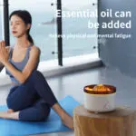 Mute Of New Small Simulated Flame Volcano Humidifier Flame Humidifier Volcano Diffuser Home Decorations - Image 10