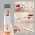 Multifunctional Bluetooth Headset Cleaning Pen Set Keyboard Cleaner Cleaning Tools Cleaner Keycap Puller Kit - Image 4