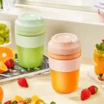 Portable Blender Juicer Cup Rechargeable With 4 Blades For Shakes And Smoothies Maker 400ml Fresh Fruit Mixer Juicer Cup - Image 4