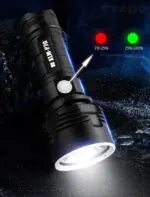 Strong Flashlight Focusing Led Flash Light Rechargeable Super Bright LED Outdoor Xenon Lamp - Image 7