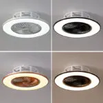 Simple Invisible Fan Light Smart Bedroom Ceiling Light - Image 2
