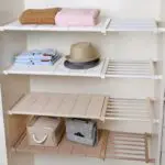 Space-saving Adjustable Wall-mounted Kitchen Closet Storage Rack - Image 2