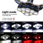 High-power ultra-bright USB charging long-range head-mounted headlights - Image 5