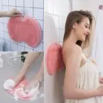 Massage Bath Brush Bathroom Non-slip Bath Mat Back Massage Brush Silicone Suction Cup Foot Rub Pad Body Cleaning Bathing Tool - Image 3