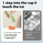 Ice Cube Mold Household Ice Maker Food Grade Press Ice Tray Ice Cube Maker Ice Tray Mold With Storage Box Kitchen Gadget - Image 3