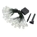 LED Outdoor Water Drops Solar Lamp String Lights LED Fairy Holiday Christmas Party Garland Garden Waterproof - Image 8