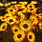Outdoor Garden Decoration Solar Sunflower Lawn Lamp - Image 3
