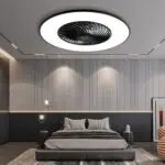 Simple Invisible Fan Light Smart Bedroom Ceiling Light