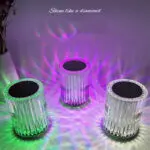 Crystal Lamp Table Lamp Atmosphere Creative Line Small Night Lamp Led Lights - Image 7