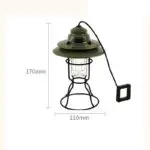 Portable Retro Barn Lantern Outdoor Multifunctional Lighting - Image 4