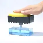2-in-1 Soap Dispenser Sponge Caddy Push-type Liquid Box Detergent Automatic Dosing Box - Image 6