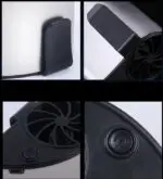 The second generation of hanging waist fan portable waist cooling mobile waist hanging skin machine wear - Image 2