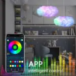 USB Cloud Light APP Control Music Synchronization 3D RGBIC Ambient Light Lightning Simulation Clouds Bedroom Room Light - Image 7