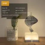 Creative Three-dimensional Rotating Ambience Light Bedroom - Image 5