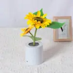 Rechargeable Sunflower Led Simulation Night Light Table Lamp Simulation Flowers Decorative Desk Lamp For Resturaunt Hotel Wedding Gift - Image 8