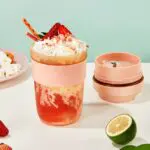 Portable Blender Juicer Cup Rechargeable With 4 Blades For Shakes And Smoothies Maker 400ml Fresh Fruit Mixer Juicer Cup - Image 3