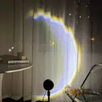 INS USB Moon Lamp LED Rainbow Neon Night Sunset Light Projector Photography Wall Atmosphere Lighting For Bedroom Home Decor - Image 3
