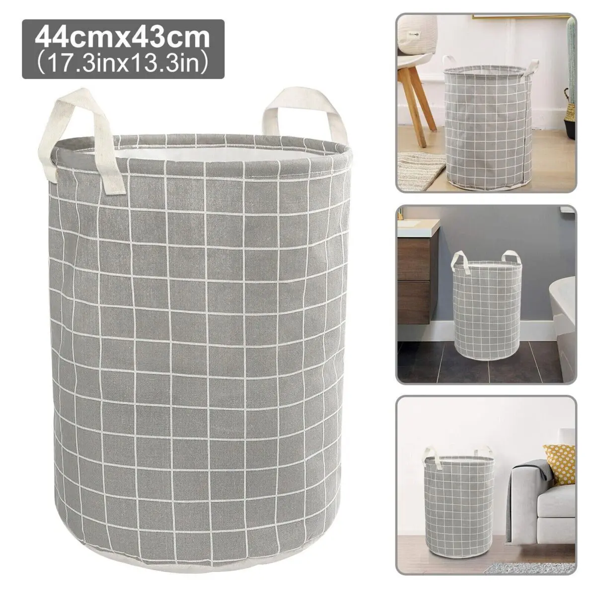 Large Foldable Storage Laundry Hamper Clothes Basket Washing Bag Bin Organizer - Image 9