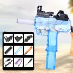Uzi Electric Burst Water Gun Children's Powerful Water Gun Toy Fully Automatic Range Long Spray Outdoor Toy Water Gun - Image 5
